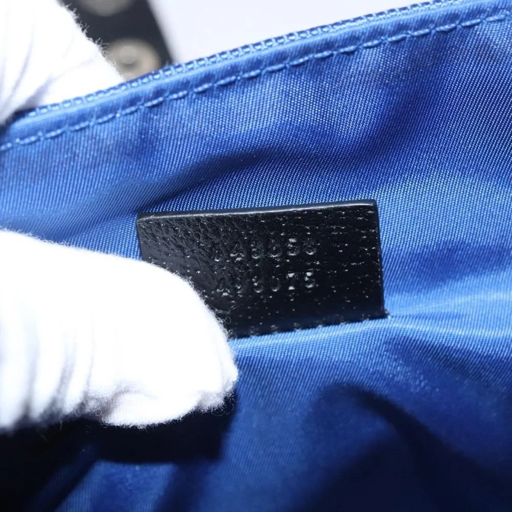 NEW Gucci GG Blue Monogram Crossbody Bag